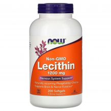 Замовити Now Lecithin Non-GMO 1200mg (200 гелевих капсул) 2127
