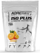 Замовити Порционный изотонический напиток Adrenaline с L-карнитином, Electrolytes Iso Plus апельсин (700г) 6771