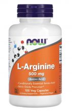 Замовити Now L-Arginine 500mg (100 капсул) 0309