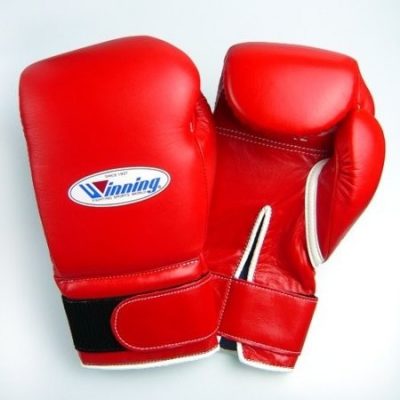 Боксерские перчатки Winning MS-300-B кожа(Р¤РѕС‚Рѕ 1)