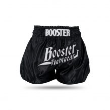 Замовити Booster Шорти для тайського боксу TBT Thunder BK/WH