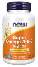 Замовити Витамины Now Super Omega-3-6-9 (90 капсул) 8397