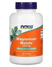 Замовити Now Сукупність Вітамін Magnesium Malata 180 пігулок 3002