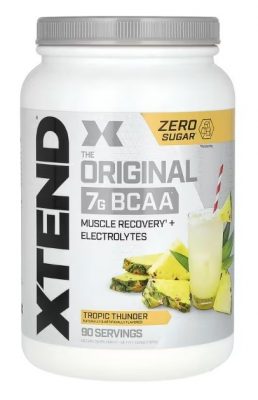 Аминокислоты с разветвленной цепью Xtend, Original, 7G  (BCAA), со вкусом тропик 1.26 кг, 90 порций 0682(Р¤РѕС‚Рѕ 1)