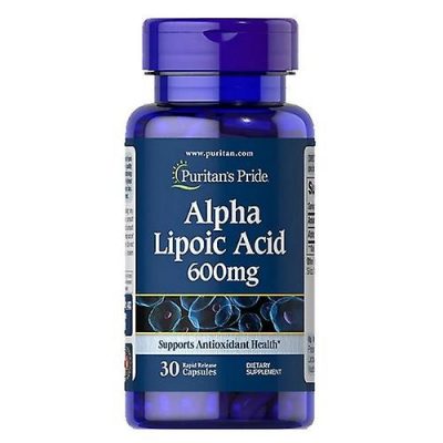 Альфа-липоевая кислота Puritan’s Pride Alpa Lipoic 60 капсул 9657(Р¤РѕС‚Рѕ 1)