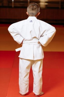 Кимоно для каратэ KINTAYO детское (плотность 240 гр/м.кв., в комплекте: куртка, штаны и пояс)(Р¤РѕС‚Рѕ 4)