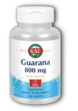 Замовити Гуарана KAL Guarana 800mg (120 таблеток) 5122