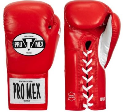 Перчатки боксерские на шнуровке Title Pro Mex Combatiente Pro Fight Gloves PMPFGC(Р¤РѕС‚Рѕ 4)