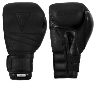 Перчатки боксерские Title Black Bolstered Leather Bag Gloves кожа DBBG(Р¤РѕС‚Рѕ 2)