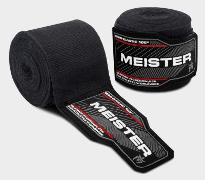 Бинты боксерские Meister Semi-Elastic (цвета в ассортименте)(Р¤РѕС‚Рѕ 1)