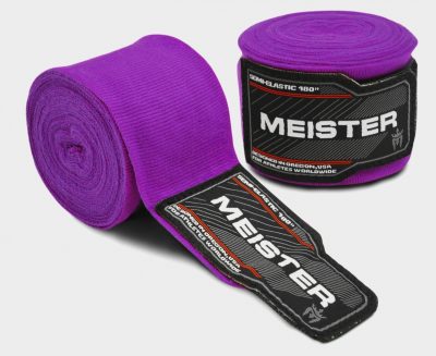Бинты боксерские Meister Semi-Elastic (цвета в ассортименте)(Р¤РѕС‚Рѕ 2)
