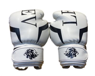 Боксерские перчатки винил Lev 1004 белые(Р¤РѕС‚Рѕ 2)