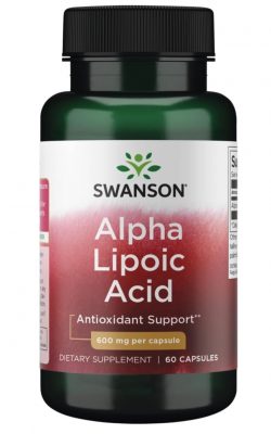ALPHA lipoic Acid Swanson 600мг 60 капсул 1676(Р¤РѕС‚Рѕ 1)