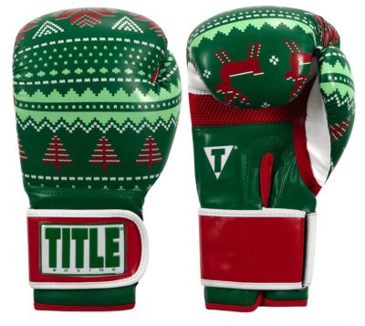 Перчатки снарядные Title Limited Edition Deck The Halls Bag Boxing Gloves XMASBG(Р¤РѕС‚Рѕ 2)