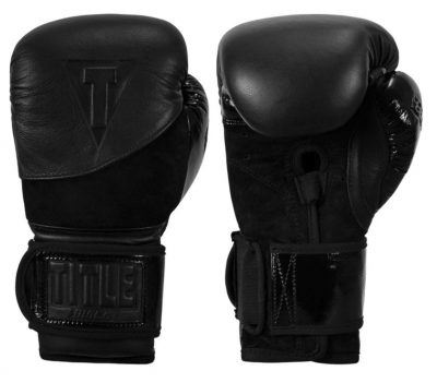 Перчатки боксерские кожа Title BLACK Blitz Bag Boxing Gloves BKVBG(Р¤РѕС‚Рѕ 2)