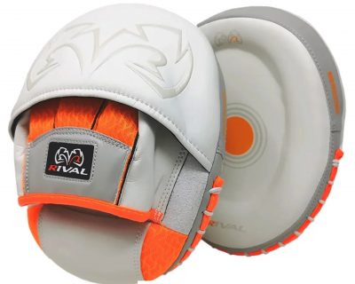 Rival Лапы боксерские Impulse Punch Mitts RPM80 бело оранжевые(Р¤РѕС‚Рѕ 1)