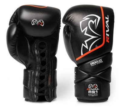 Боксерские перчатки Rival RS1 на шнуровке, кожа.(Р¤РѕС‚Рѕ 2)