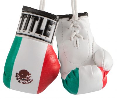 Брелок Боксерская перчатка маленький Title MINI BOXING 3.5 GLOVES MBG Mex(Р¤РѕС‚Рѕ 1)