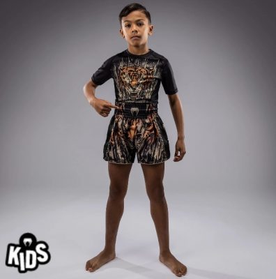 Шорты детские Venum Tiger Kids Muay Thai Shorts 05378-117(Р¤РѕС‚Рѕ 1)