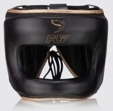 Замовити Шлем боксерский тренировочный с полной защитой кожа Fly Superbar