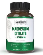 Замовити Магний цитрат Adrenaline Magnesium Citrate + B6 (420mg+12mg) 120 капсул 6160