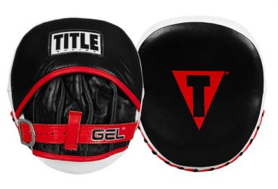 Лапы боксерские гелевые кожаные Title Gel Leather Punch Mitts GEL PM(Р¤РѕС‚Рѕ 1)