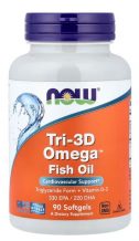 Замовити NOW Tri-3D Omega Fish Oil (90 капсул) 6867