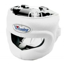 Замовити Шлем боксерский Winning Boxing Headgear Fg-5000 Full Face Artificial Leather (белый)