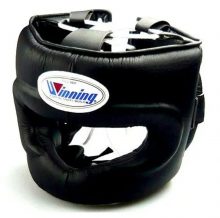 Замовити Шлем боксерский Winning Boxing Headgear Fg-5000 Full Face Artificial Leather (черный)
