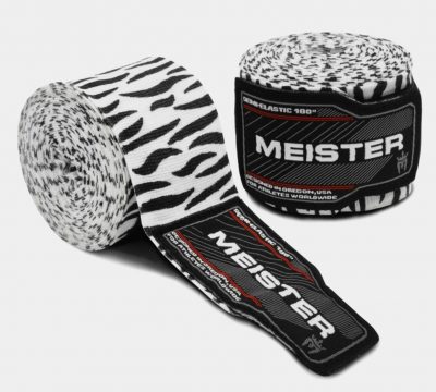 Бинты боксерские Meister Semi-Elastic Adult 1009 4,57м (зебра)(Р¤РѕС‚Рѕ 1)