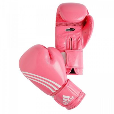 Боксерские перчатки BOX-FIT розово-белые (BP BF rb)(Р¤РѕС‚Рѕ 1)
