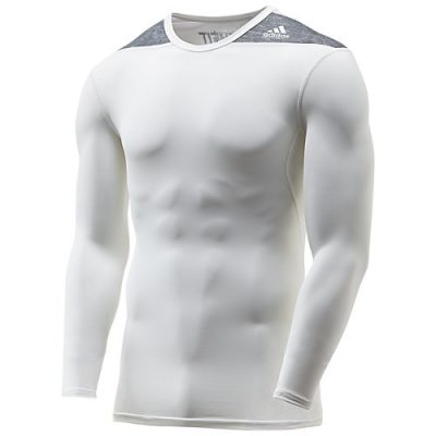 TF Base LS TechFit. Цвет белый. Длинный рукав. (AF 314)(Р¤РѕС‚Рѕ 1)