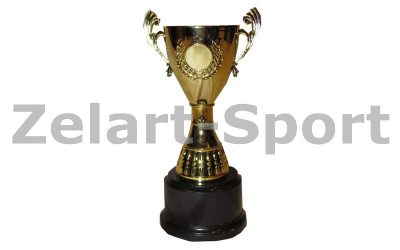 Кубок с ручками и местом под жетон С-982C (металл, пластик, h-17см, d чаши-8,5см, золото)(Р¤РѕС‚Рѕ 1)