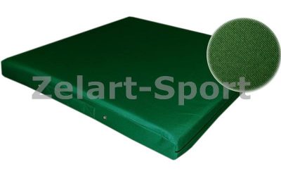 Мат спортивный Тент 2x1м x 8см UR C-3543 ZEL (наполнитель-поролон,на молнии,зеленый,темно-синий)(Р¤РѕС‚Рѕ 1)