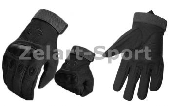 Замовити Перчатки тактические OAKLEY BC-4623-BK (PL, закрытые пальцы, протектор-усилен, р-р M-XL, черный)