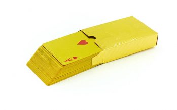 Замовити Карты игральные пластиковые 1 колода IG-4566-G GOLD 100 DOLLAR (54 листа, толщ.-0,28мм)