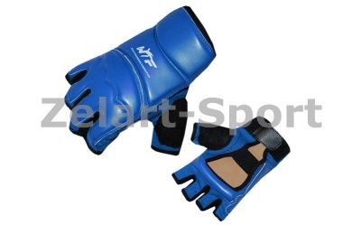 Накладки (перчатки) для таеквондо PU+PL BO-2016-B WTF (р-р XS-XL, синий)(Р¤РѕС‚Рѕ 1)
