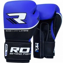Замовити Боксерские перчатки RDX QUAD KORE BLUE (10127)