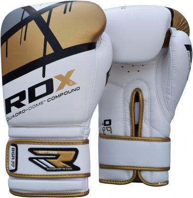 Боксерские перчатки RDX REX LEATHER GOLD (10122)(Р¤РѕС‚Рѕ 1)
