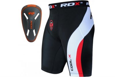 Шорты MMA компрессионные RDX с ракушкой CARBON NEW (11402)(Р¤РѕС‚Рѕ 1)