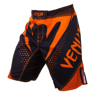 Шорты MMA Venum Hurricane Fight Shorts Black Neo Orange (V-5722)(Р¤РѕС‚Рѕ 1)