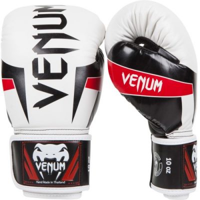 Боксерские перчатки Venum Elite Boxing Gloves White (EU-VENUM-0985)(Р¤РѕС‚Рѕ 1)