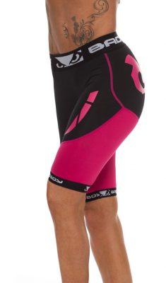 Компрессионные шорты женские Bad Boy Compression Shorts Black/Pink (230010)(Р¤РѕС‚Рѕ 1)