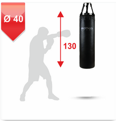 БОКСЕРСКИЙ МЕШОК из РЕМЕННОЙ КОЖИ ø 40 – 130 см на РЕМНЯХ, 40-60 кг (04021102)(Р¤РѕС‚Рѕ 1)