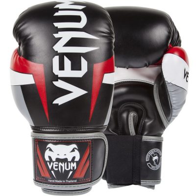 Боксерские перчатки Venum Elite Boxing Gloves Black (EU-VENUM-0984)(Р¤РѕС‚Рѕ 1)