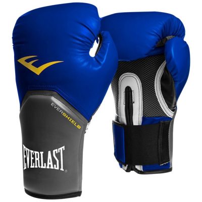 Тренировочные боксерские перчатки Everlast Pro Style Elite 8унц. синий, арт. 2208Y(Р¤РѕС‚Рѕ 1)