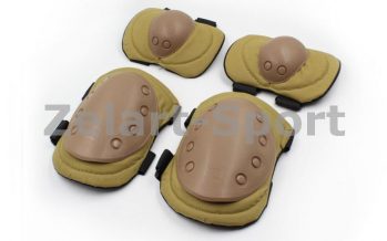 Замовити Защита тактическая наколенники, налокотники BC-4039-HK (р-р XL, ABS, полиэстер 600D, хаки)