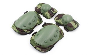 Замовити Защита тактическая наколенники, налокотники BC-4039-WL (р-р XL, ABS, PL-600D, камуфляж Woodland)