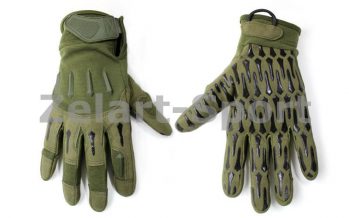 Замовити Перчатки тактические с закрытыми пальцами BLACKHAWK BC-4925-G (р-р L-XL, оливковый)