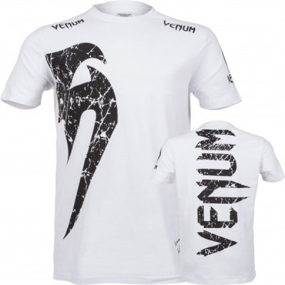 Футболка Venum Giant T-shirt White (V-Giant-Red)(Р¤РѕС‚Рѕ 1)